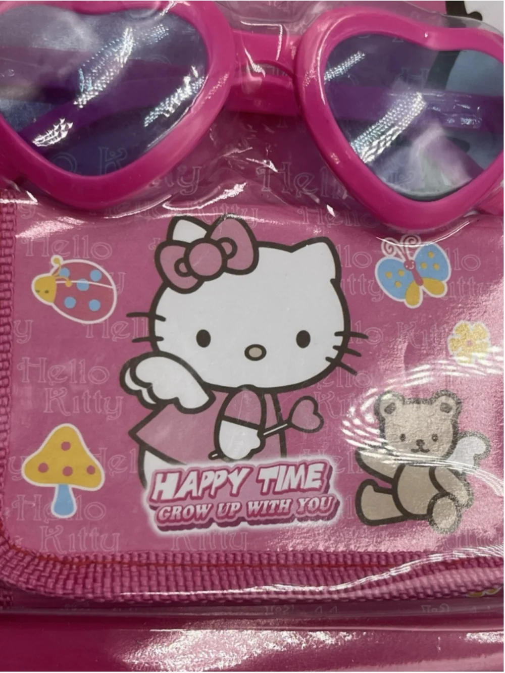 Hello Kitty SUNGLASSES AND WATCH , WALLET SUMMER SET BRAND NEW SEE ALL